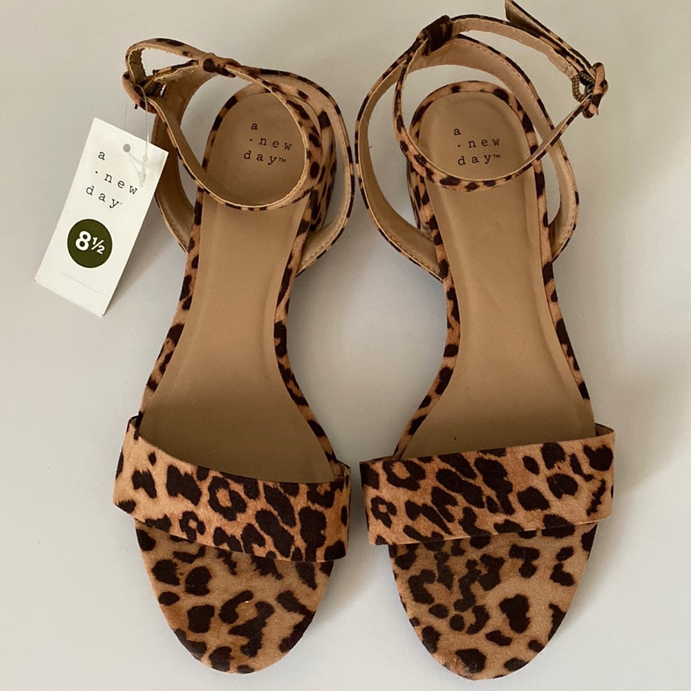 Leopard Sandals